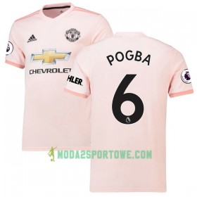 Koszulka Manchester United Paul Pogba 6 Wyjazdowe Stroje Piłkarskie 2018-2019 Krótki Rękaw